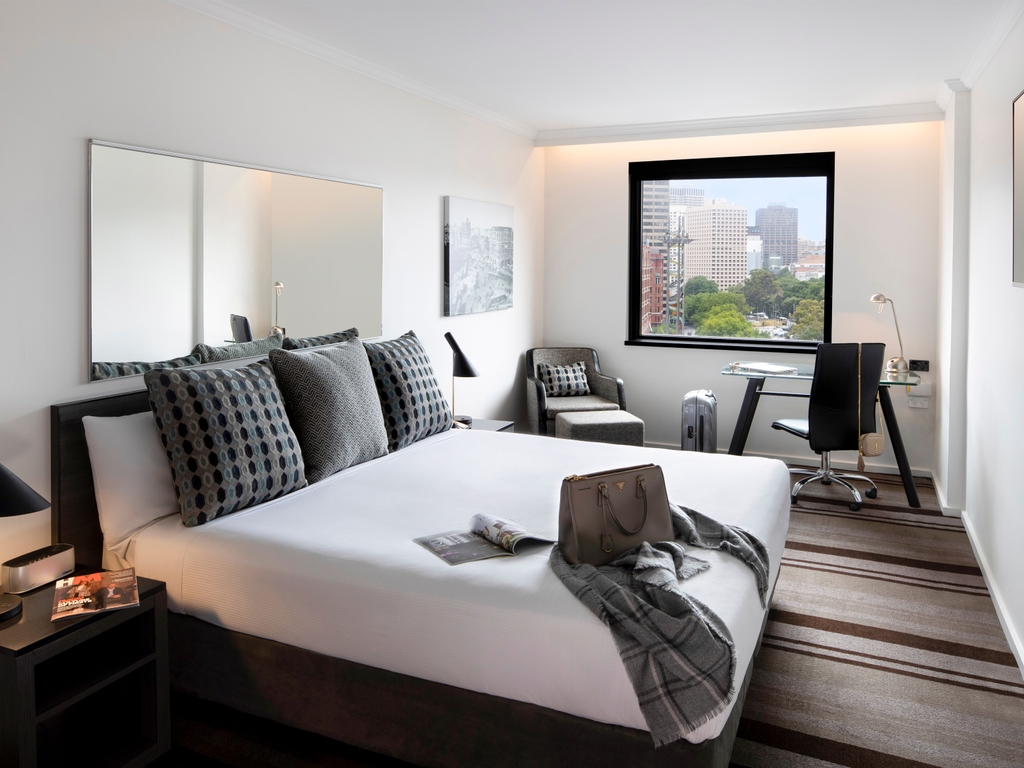Hotel in sydney mercure sydney Ingerichte kamers lichte