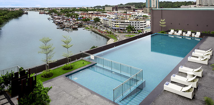 Rekreasi & kegi   atan yang ditawarkan oleh Pullman Miri Waterfront