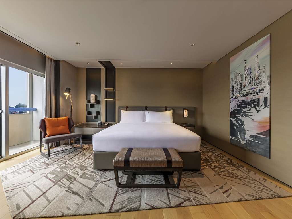 Hotel in singapore swissôtel the stamford Ingerichte kamers Aziatische