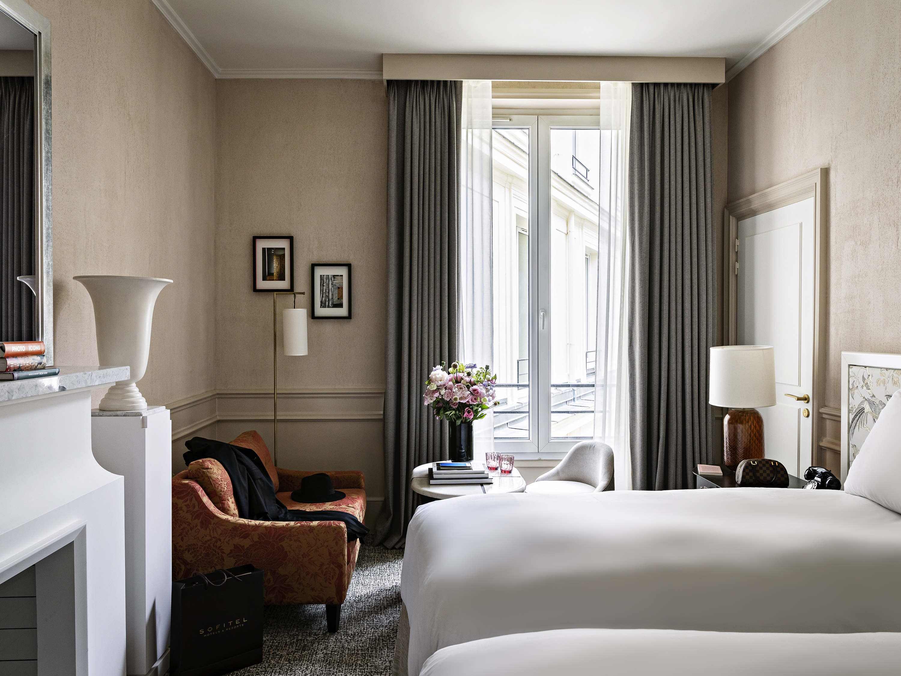 CHAMBRE LUXURY, 2 Lits Simples, Vue Cour ou Rue Scribe — photo 3