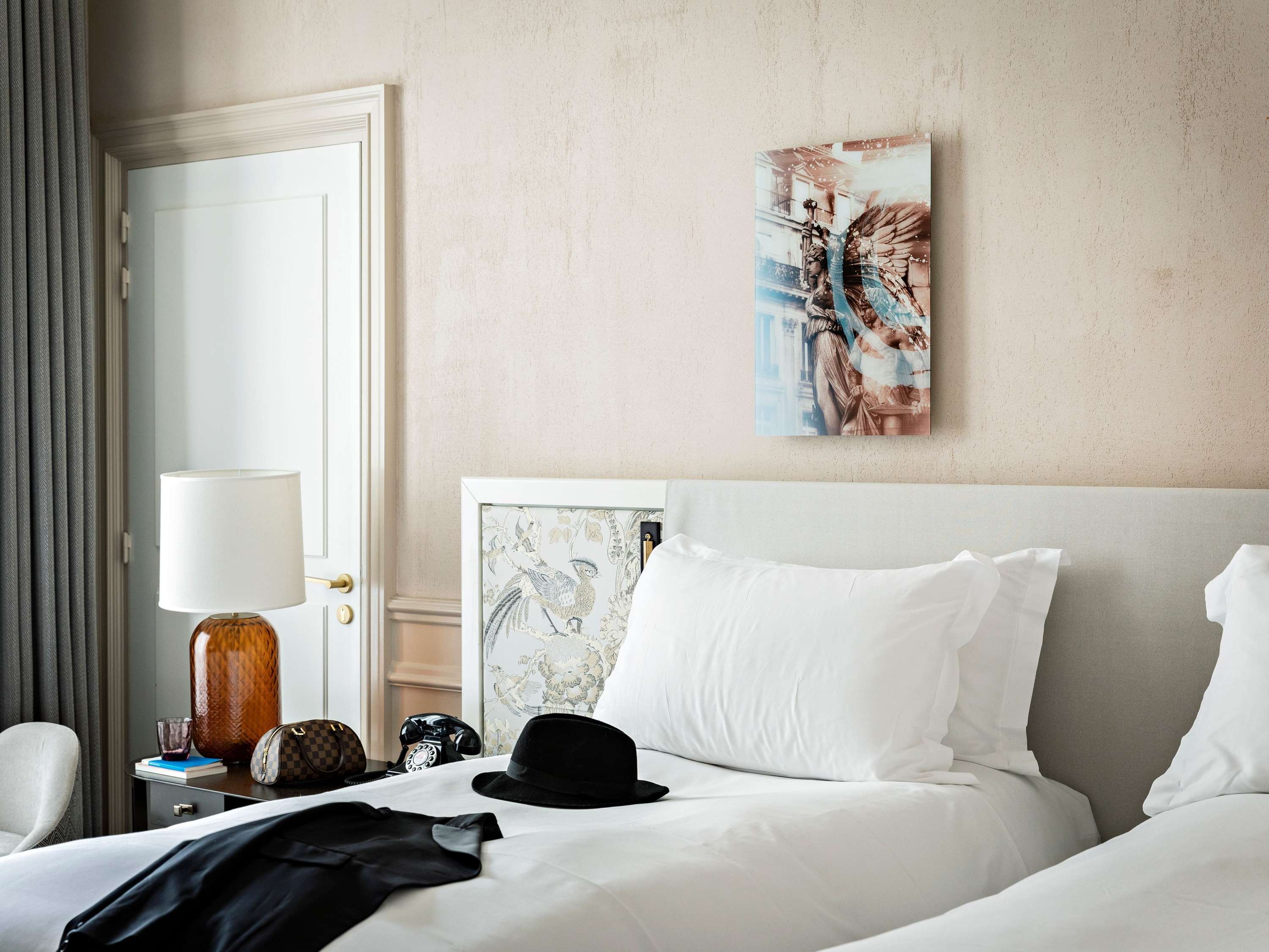 CHAMBRE LUXURY PREMIUM, 2 Lits Simples, Vue Cour ou Rue Scribe — photo 1