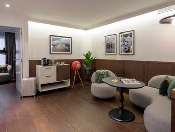 Homage Suite with a king size bed - garden view