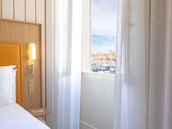 Superior Room, 1 Queen-size Bed, partial view of Canebière and the Old Port