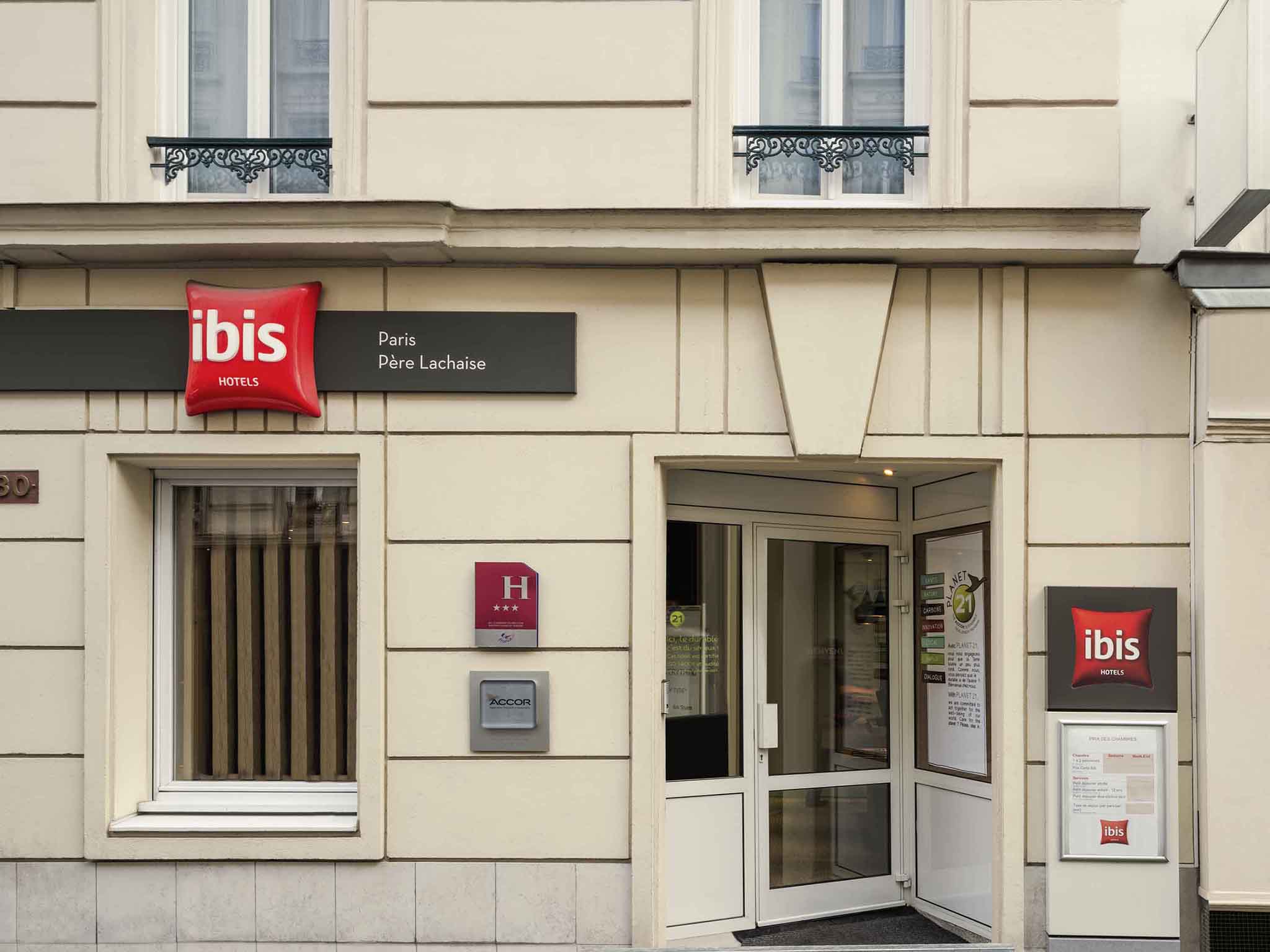 hotel pere lachaise ibis - ibis pere lachaise
