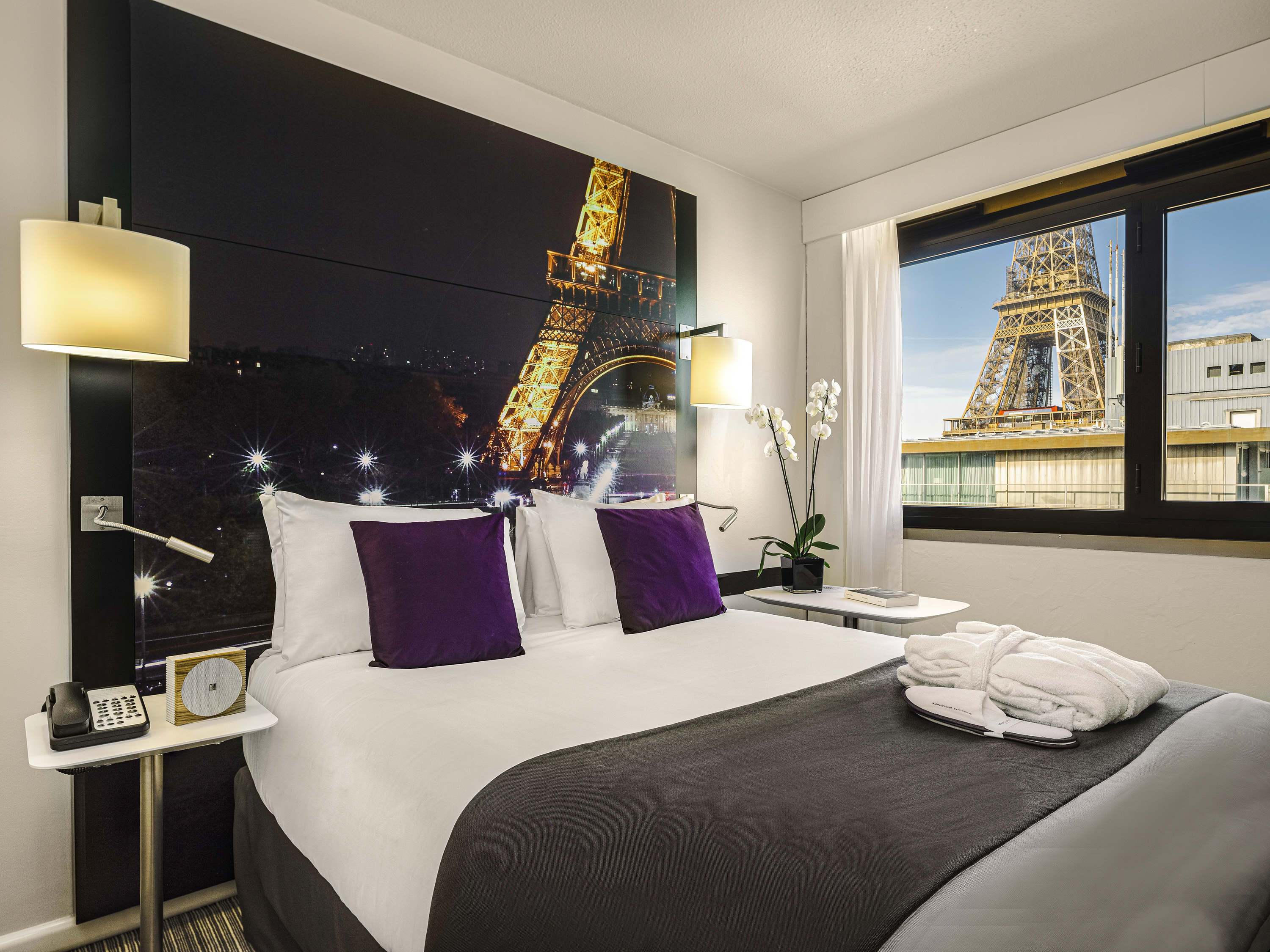 Chambre Privilège, étages supérieurs - vue Tour Eiffel - 1 lit double — photo 3