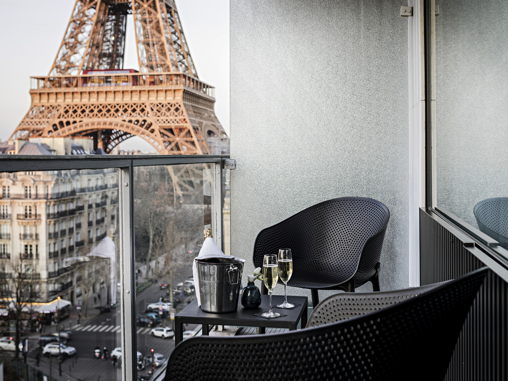 The view from the Eiffel Tower Restaurant at the Paris Hotel and