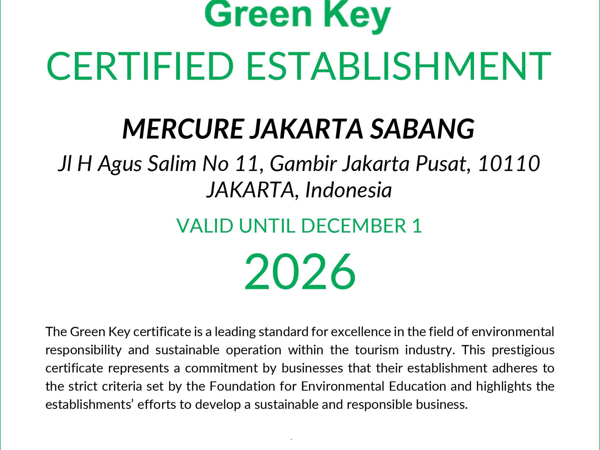 Foto - Mercure Jakarta Sabang