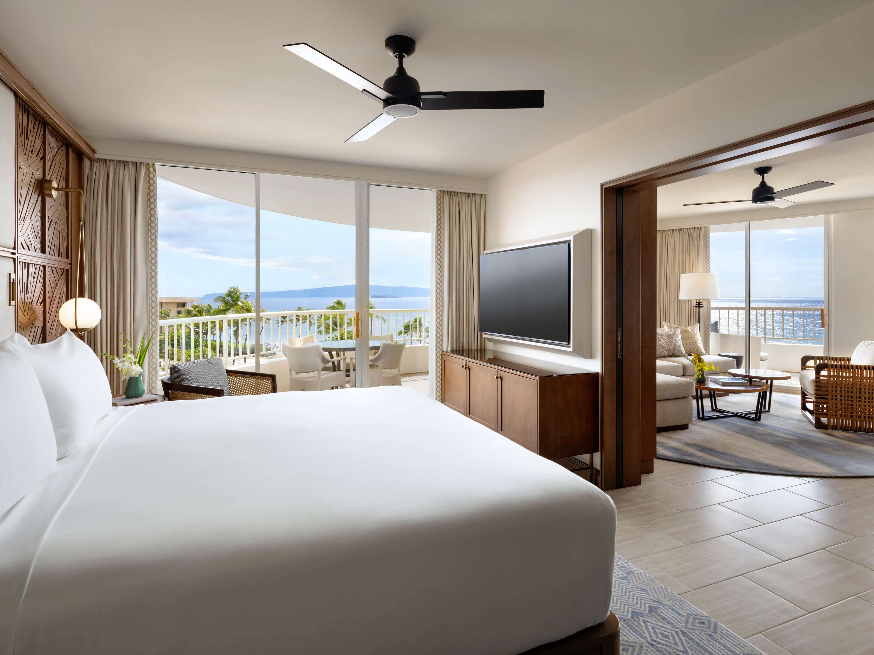 SUITE D'ANGLE KILOHANA 1 LIT KING, canapé-lit, 102 m², terrasse panoramique avec vue sur océan — photo 2
