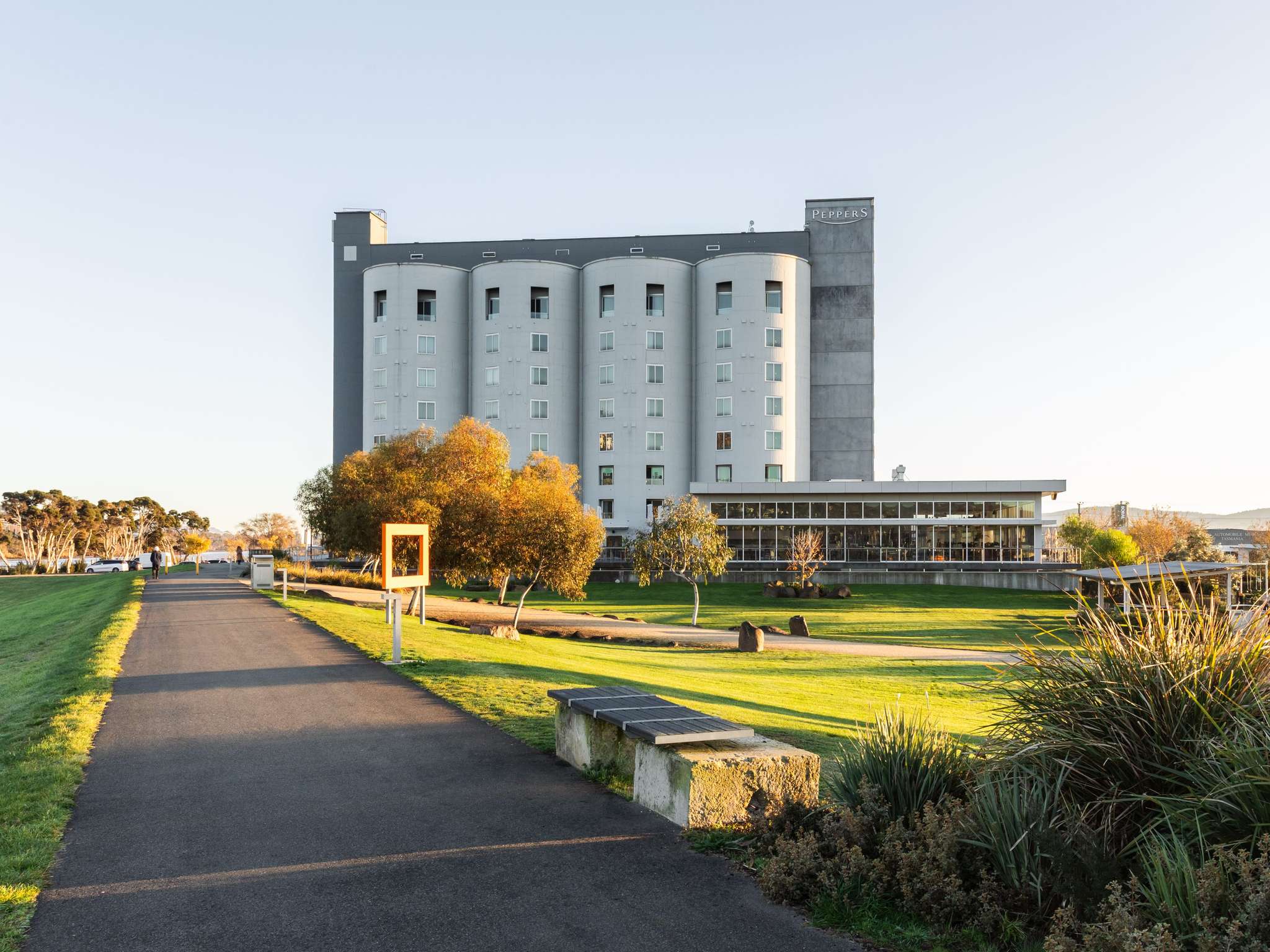 Exterior of Peppers Silo Launceston in Launceston Tasmania