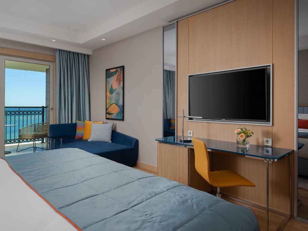 Deluxe-Zimmer, Blick auf den Garten