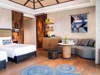 Diwata Suite, 2 Double Beds, Oceanfront View