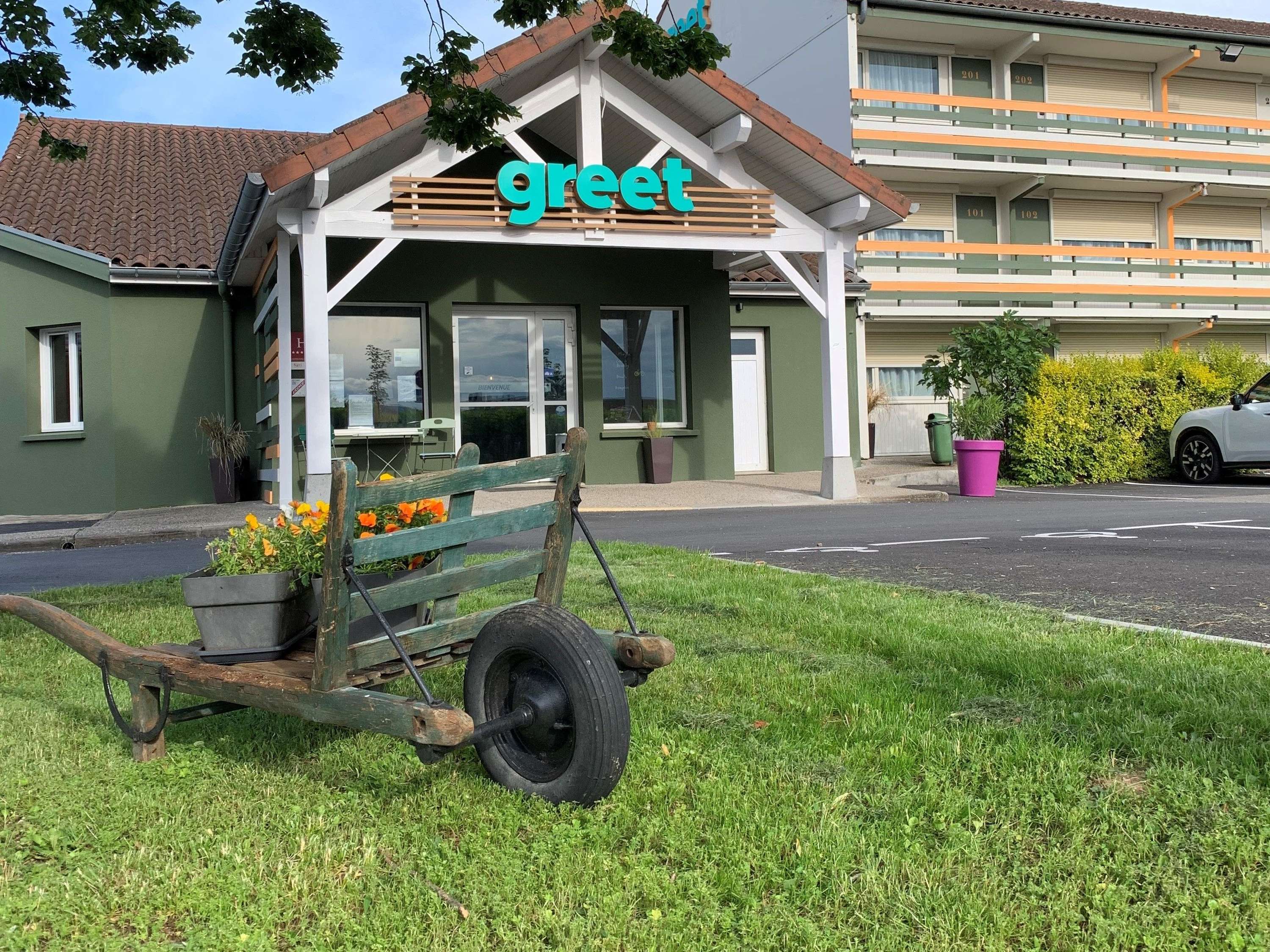 博若莱地区贝尔维尔 A6 Greet 酒店