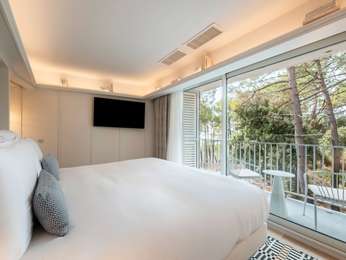 Junior Suite, 1 king-size bed, 1 double sofa bed, balcony overlooking the forest
