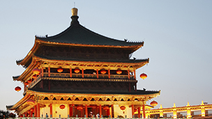 Chiny - Liczba hoteli Xian