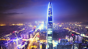 Chiny - Liczba hoteli Shenzhen